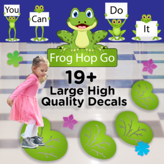 Frog Hop Sensory Pathway for Classroom Wiggles Out