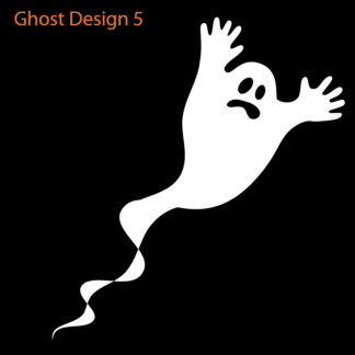 Large Ghosts Halloween Silhouettes – Vinyl Decals – 5 fun Designs for ...