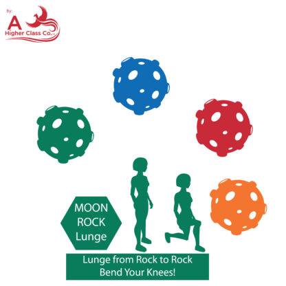 Moon Rock Lunge Classroom School Sensory Path Activity