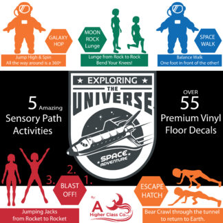 Premium Space Adventure School and Classroom Sensory Pathway
